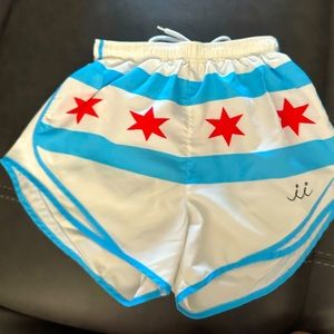 Chicago flag athletic shorts